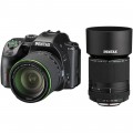 Pentax K-70 DSLR Camera with 18-135mm Lens and 55-300mm f/4.5-6.3 ED PLM WR RE Lens Kit