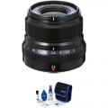 FUJIFILM XF 23mm f/2 R WR Lens with Lens Care Kit (Black)