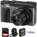 Panasonic Lumix DC-ZS70 Digital Camera Deluxe Kit (Silver)