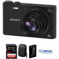 Sony Cyber-shot DSC-WX350 Digital Camera Deluxe Kit (Black)