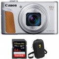 Canon PowerShot SX740 HS Digital Camera with Accessories Kit (Silver)