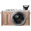 Olympus PEN E-PL10 Mirrorless Digital Camera with 14-42mm Lens (Brown)