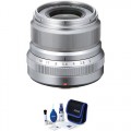 FUJIFILM XF 23mm f/2 R WR Lens with Lens Care Kit (Silver)