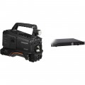 Panasonic AJ-PX380 P2 HD Camcorder (Body Only) with AG-BS300PJ Studio Base Station