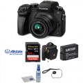Panasonic Lumix DMC-G7 Mirrorless Micro Four Thirds Digital Camera with 14-42mm Lens Deluxe Kit (Silver)